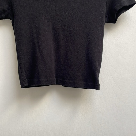 Brandy Melville black short turtleneck, cropped top, one size fits all!! - Picture 3 of 6